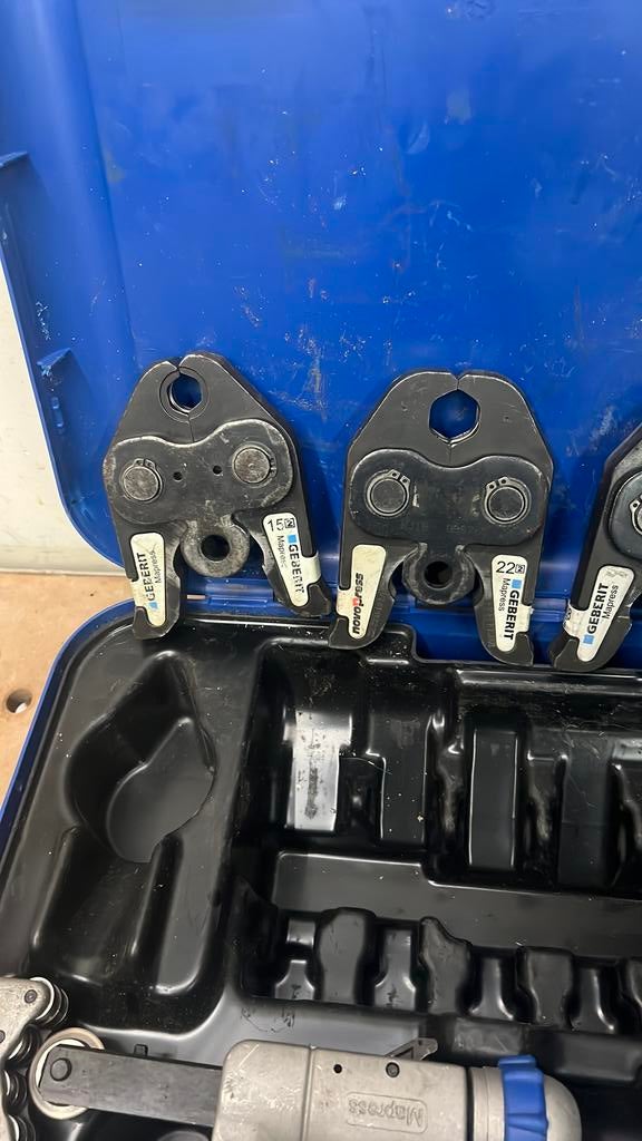 Persbekken set geberit mapress set, Ophalen of Verzenden, Zo goed als nieuw