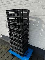 Horeca glaskrat/vaatwaskorf/flessenkrat zwart | 9 stuks, Ophalen, Gebruikt, 40 tot 60 cm, 50 tot 75 cm