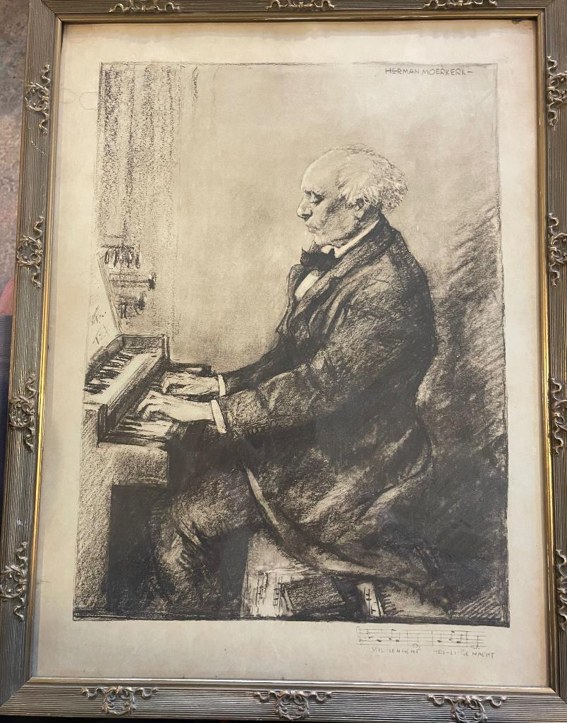 Herman Moerkerk, tekening/schets, Ophalen of Verzenden