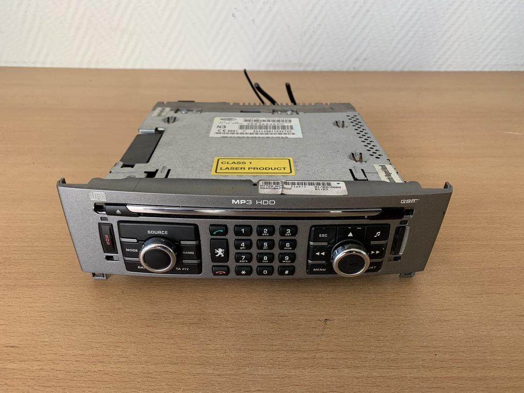 peugeot 308 2007 tot 2010 navigatie radio origineel 96646345, Auto diversen, Ophalen of Verzenden, -, -, -