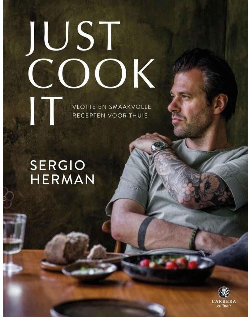 Just Cook It - Sergio Herman (Kookboek), Hoofdgerechten, Sergio Herman, Ophalen of Verzenden, Zo goed als nieuw
