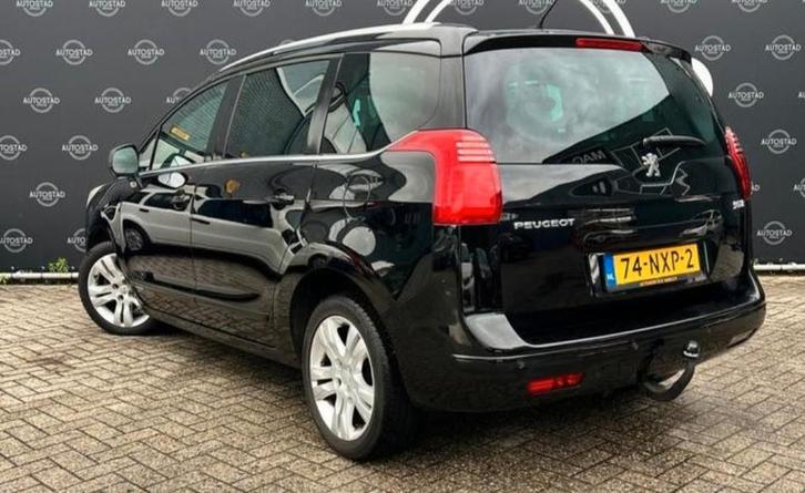 Peugeot 5008 1.6 THP 17 Aut6 2011 Zwart, Auto's, Peugeot, Particulier, ABS, Achteruitrijcamera, Airbags, Airconditioning, Android Auto