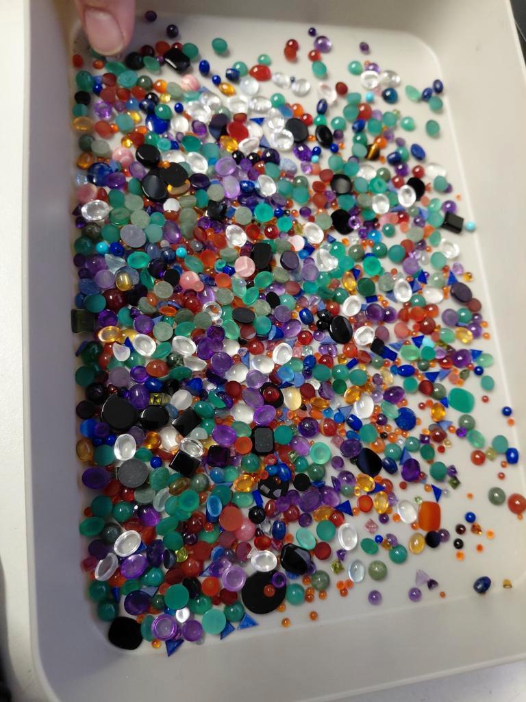 Kleurrijke cabochon mix agaat amethist carneool, Ophalen of Verzenden, Nieuw