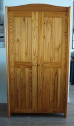 Massief grenen linnenkast 1/2 hang 1/2 leg 185x100x59 cm, Ophalen, Met deur(en), 50 tot 100 cm, 50 tot 75 cm