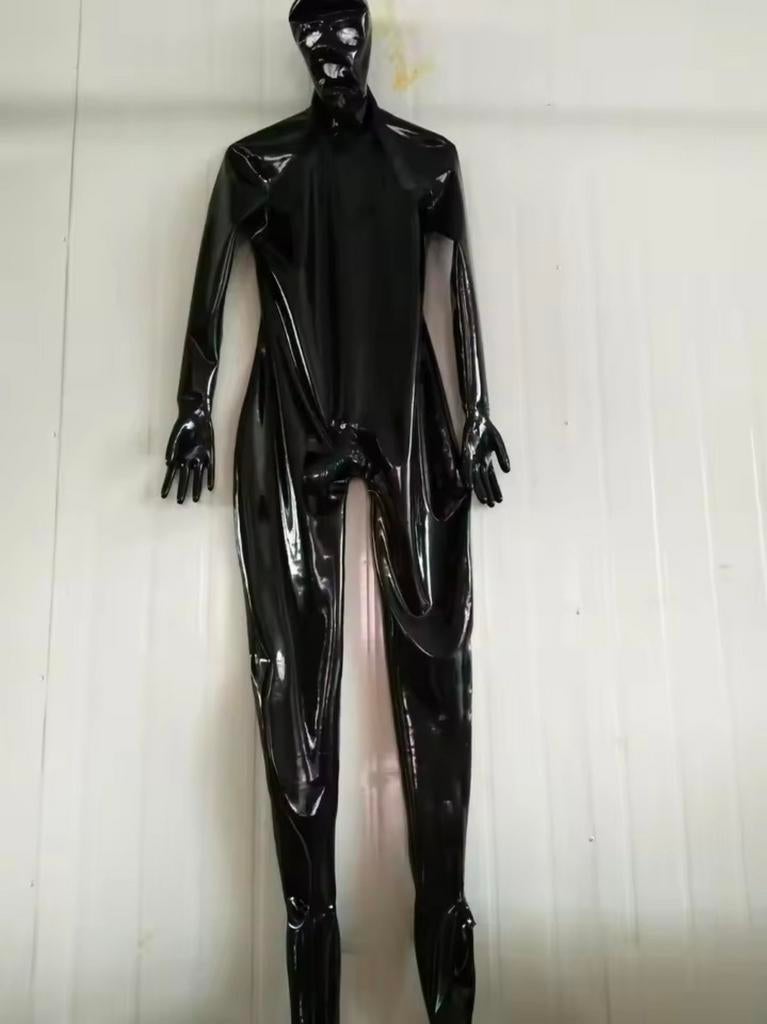 Full Body Latex Catsuit met Masker, Handen, Voeten en Huls, Verzenden, Nieuw, Onbekend