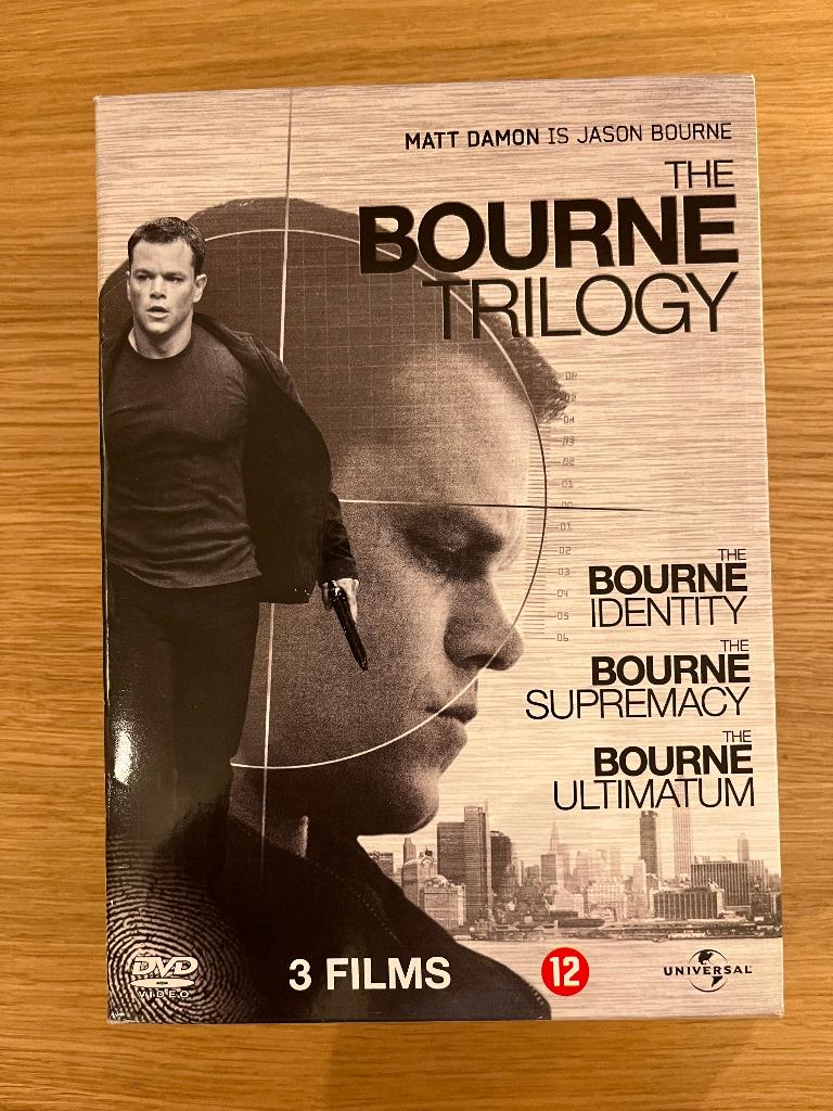 Bourne Trilogy - 3 DVD boxset, Gebruikt, Boxset, Actiethriller, Ophalen of Verzenden