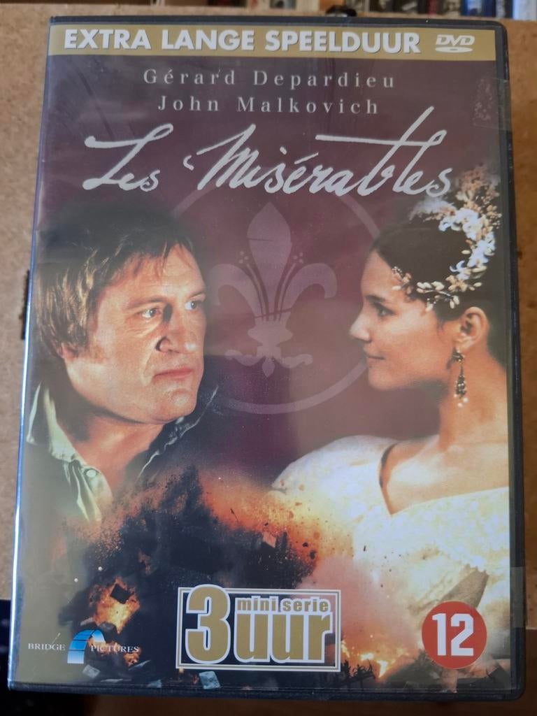 Les Misérables DVD - Gérard Depardieu, John Malkovich, Vanaf 12 jaar, Ophalen of Verzenden, Zo goed als nieuw, Drama