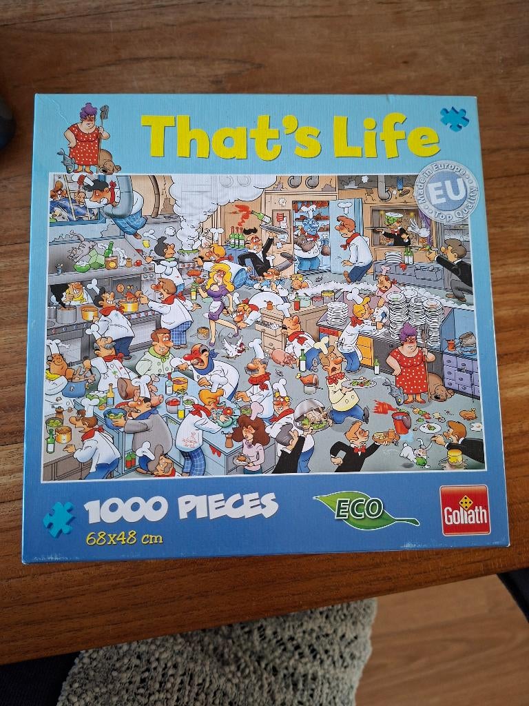 That"s Life puzzel 1000 stukjes 'Keuken", Ophalen of Verzenden, 500 t/m 1500 stukjes, Zo goed als nieuw, Legpuzzel