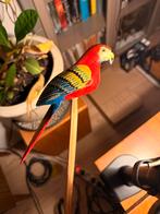Vintage Handgeschilderde Decoratie Papegaai, Ophalen