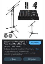 Sabian sound complete kit voor uw drumstel in zgst, Ophalen of Verzenden, Zo goed als nieuw, Drums of Percussie