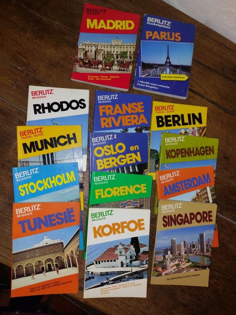14 boeken Berlitz reisgids, nieuwstaat, Overige merken, Europa, Nieuw, Ophalen of Verzenden