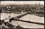 Maastricht Panorama met St. Servaasbrug. 1955., Verzamelen, Ophalen of Verzenden, 1940 tot 1960, Gelopen, Limburg