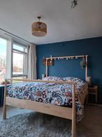 IKEA GJÖRA bedframe, Huis en Inrichting, Slaapkamer | Bedden, Ophalen, Tweepersoons, Scandinavisch, Zo goed als nieuw