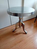 2 Riviera Maison zilverkleurige ronde bijzettafels, Huis en Inrichting, Tafels | Bijzettafels, 45 tot 60 cm, Minder dan 55 cm