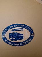 6338 Vintage Van Spreeuwel Pegaso Reclame Sticker, Verzamelen, Ophalen of Verzenden
