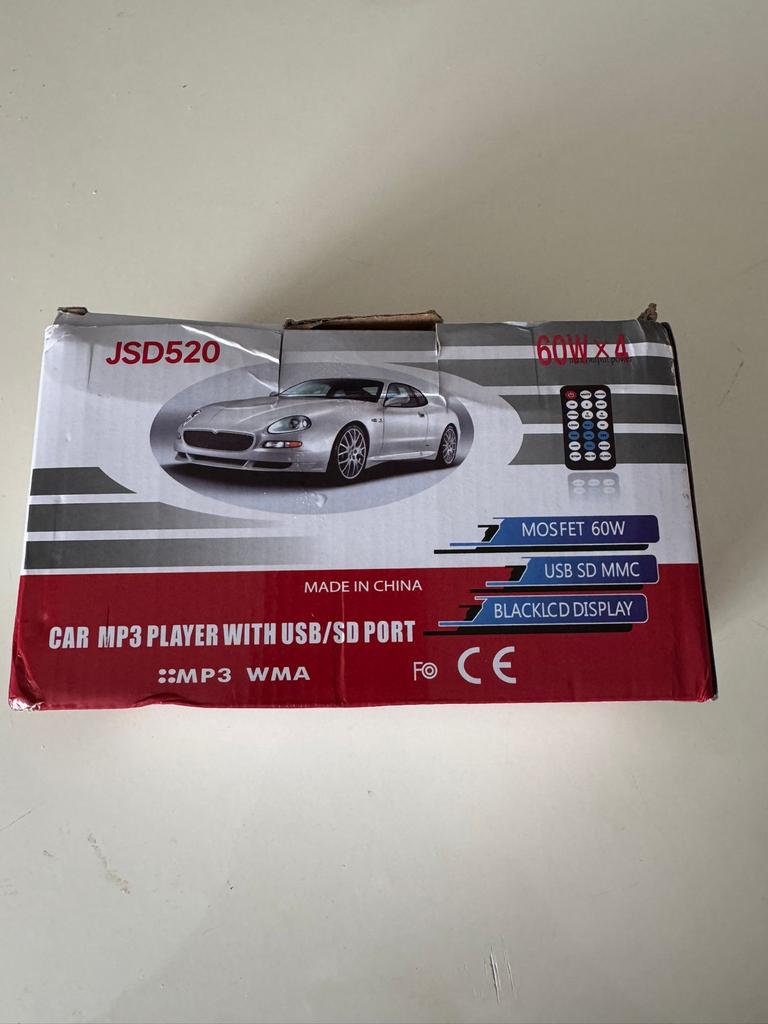 JSD520 Auto MP3 Speler met USB/SD Poort - Nieuw in Doos, Ophalen, Nieuw