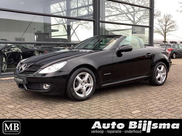 Mercedes SLK-klasse 200 K Automaat, nekverwarming, lederen b, Auto's, Mercedes-Benz, Bedrijf, Te koop, SLK, ABS, Airbags, Airconditioning
