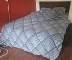 Boxspring BeterBed 200 x 140 incl. Matras, Gebruikt, Tweepersoons, 200 cm, Grijs