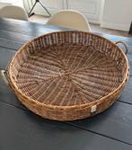 Rivièra Maison rieten dienblad 60 cm, Ophalen of Verzenden, Zo goed als nieuw, Rond, Overige materialen