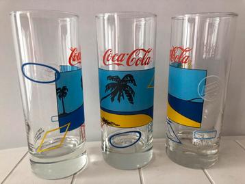 Coca cola glazen beschikbaar voor biedingen
