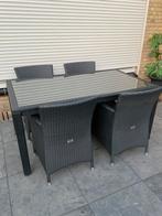 Tuin set, Tuin en Terras, Tuinsets en Loungesets, Ophalen, 4 zitplaatsen, Gebruikt, Eettafel
