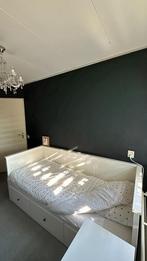 Wit Ikea bed Hemnes, Ophalen, Gebruikt
