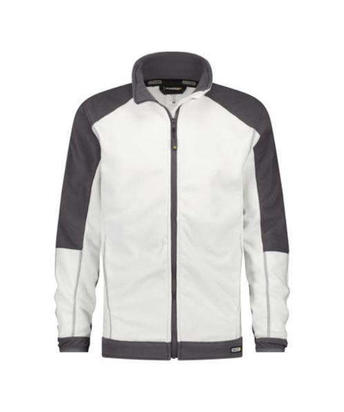 Dassy Kazan fleecejack wit/grijs maat M nieuw 25,00 euro, Tuin en Terras, Werkkleding, Nieuw, Dames, Heren, Jas, Ophalen of Verzenden