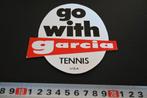 sticker Go with GARCIA Tennis  USA, Verzamelen, Stickers, Ophalen, Zo goed als nieuw