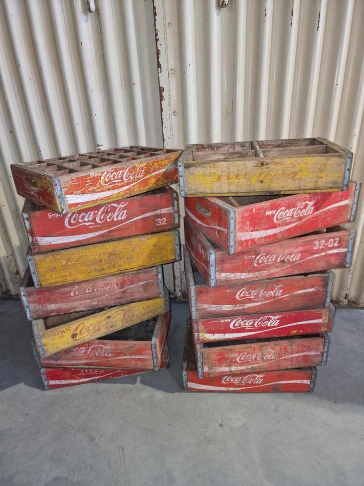 Coca-Cola. 7up. Pepsi.  Krat. Kistje, Verzamelen, Merken en Reclamevoorwerpen, Gebruikt, Gebruiksvoorwerp, Ophalen
