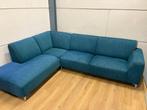 Mooie luxe blauw groene turquoise hoekbank - GEREINIGD!!!, Huis en Inrichting, Ophalen, 250 tot 300 cm, Luxe, Hoekbank
