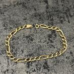 18k gouden armband figaro schakel, Ophalen of Verzenden, Nieuw, Goud