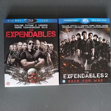 A3-2) The Expendables 1 & 2 (dvd mist) beschikbaar voor biedingen