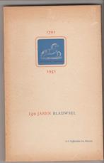 westzaan avis 250 jr blauwsel blauwselfabr. verf 1701-1951, Ophalen of Verzenden, Gelezen