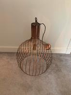 Moderne Koperen Hanglamp, Huis en Inrichting, Lampen | Hanglampen, Ophalen, Zo goed als nieuw, Metaal, 50 tot 75 cm