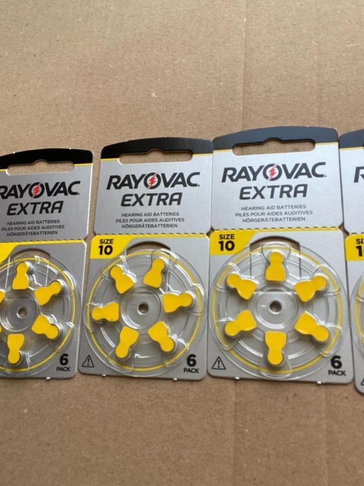 Hoorbatterijen | Rayovac 10 Geel | Nieuw, Audio, Tv en Foto, Accu's en Batterijen, Nieuw, Ophalen of Verzenden