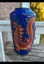 Scheurich West Germany vloer vaas. 38 Centimeter hoog. Draak, Antiek en Kunst, Ophalen of Verzenden