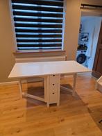 IKEA NORDEN Klaptafel - Wit - In goede staat!, Ophalen, Rechthoekig, 50 tot 100 cm, 50 tot 100 cm