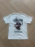 Stüssy Spring 20 Floral T-shirt Wit | Maat S, Kleding | Heren, T-shirts, Wit, Stussy, Ophalen of Verzenden, Zo goed als nieuw