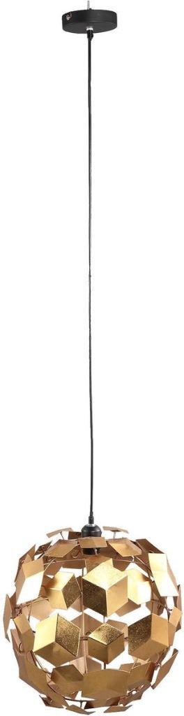 PTMD Hanglamp Wudy 42x42x43 cm Ijzer Goud Nieuw in Doos, Huis en Inrichting, Lampen | Hanglampen, Nieuw, Minder dan 50 cm, Metaal