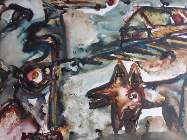 Jacob Kanbier, Antiek en Kunst, Kunst | Schilderijen | Modern, Ophalen