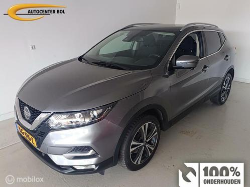 Nissan Qashqai 1.2 N-Connecta Clima C|Cruise C|Panoramadak, Auto's, Nissan, Bedrijf, Te koop, Qashqai, 360° camera, ABS, Achteruitrijcamera