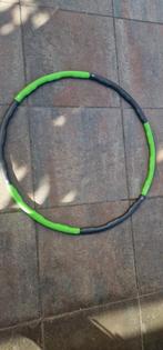 Fitness Hoelahoep Groen/Zwart, Sport en Fitness, Ophalen, Met gewicht, Gebruikt, Fitness hoelahoep