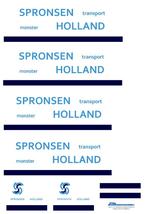 Vrachtauto decal 1:50 Spronsen transport Monster ( combi ), Hobby en Vrije tijd, Modelauto's | 1:50, Verzenden, Nieuw, Bus of Vrachtwagen