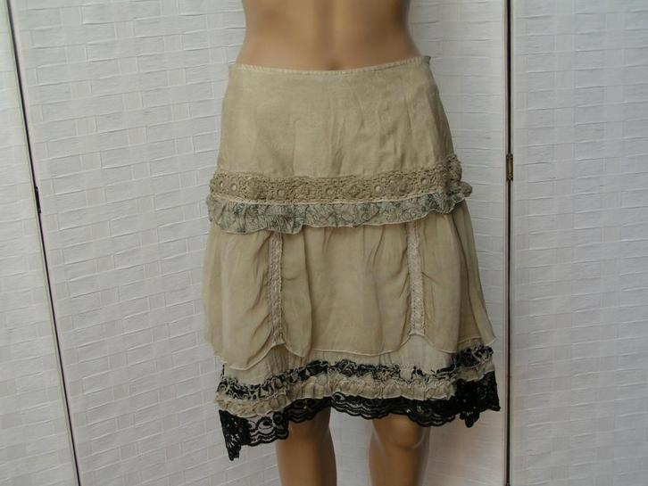 ELISA CAVALETTI  rok,Mt M als nieuw, Kleding | Dames, Rokken, Zo goed als nieuw, Maat 38/40 (M), Beige, Boven de knie, Ophalen of Verzenden