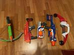 Nerf pistool en kruisboog met pijlen alles totaal 20,-, Kinderen en Baby's, Speelgoed | Buiten | Actiespeelgoed, Ophalen, Zo goed als nieuw