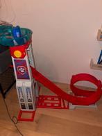 PAW Patrol Rescue Wheels Super Loop Tower HQ, Ophalen of Verzenden, Zo goed als nieuw, Handmatig, Overige merken