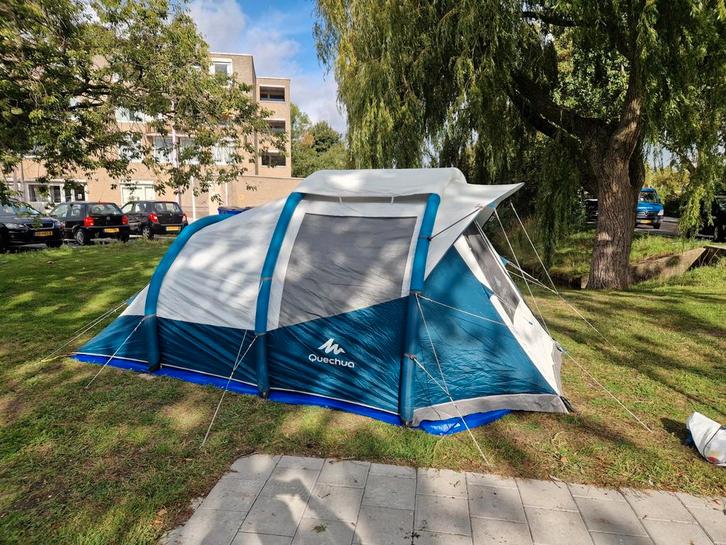 Quechua Air Seconds 4.1 - Zo goed als nieuw! + pomp, Caravans en Kamperen, Tenten, tot en met 4, Zo goed als nieuw, Ophalen