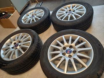 Aluminium Velgen Set 16 Inch ALU 72 Saab 9-3  beschikbaar voor biedingen