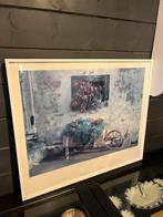 Romantische ingelijste printen, Ophalen, Zo goed als nieuw, Schilderij, Minder dan 50 cm
