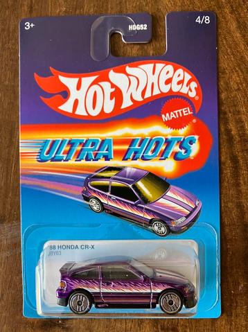 Hot Wheels Utra Hots '88 Honda CR-X Hotwheels beschikbaar voor biedingen